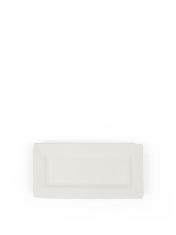 PRAVOUGAONI TANJIR OD PORCELANA 10X20CM