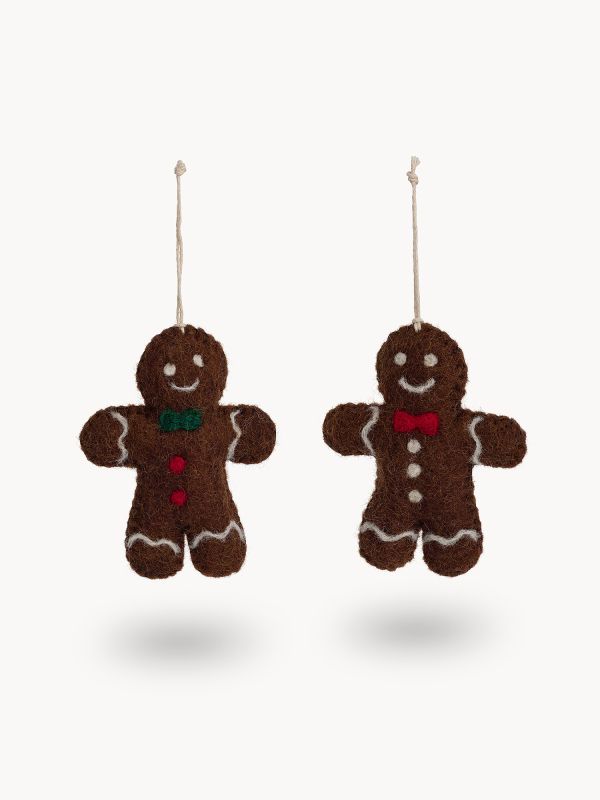NOVOGODIŠNJI UKRAS GINGERBREAD H10CM