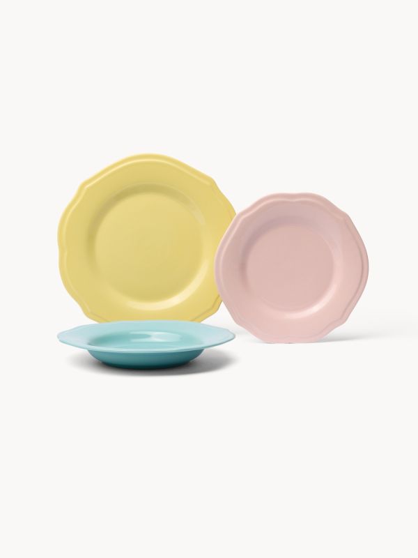 SET OD 18 KERAMIČKIH TANJIRA ⌀26CM