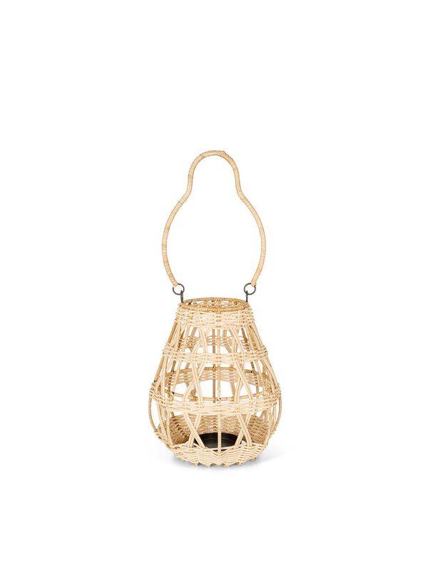 SVEĆNJAK OD RATANA H28CM