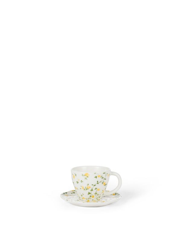 ŠOLJICA ZA KAFU OD PORCELANA SA TACNOM H8CM