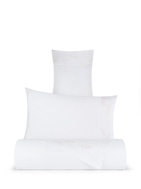 ČARŠAV OD LUX 300TC SATEN PAMUKA SA VEZOM ZA DUPLI KREVET 280X240CM
