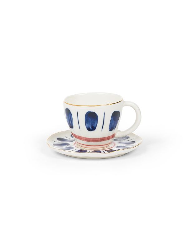 PORCELANSKA ŠOLJICA ZA KAFU SA TACNICOM BE UNIQUE H8CM
