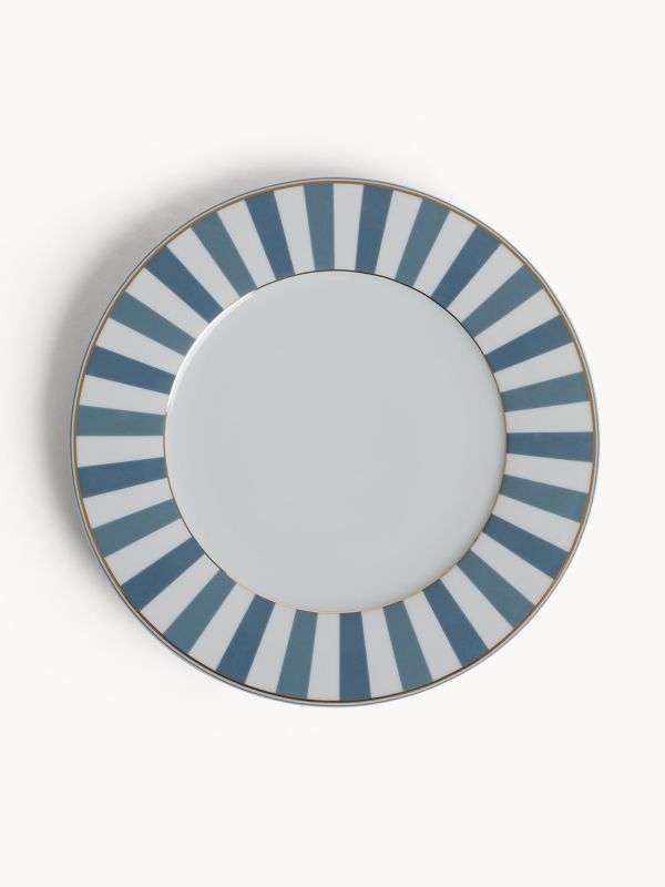 PORCELANSKI TANJIR SA UKRASNIM RUBOM O29CM