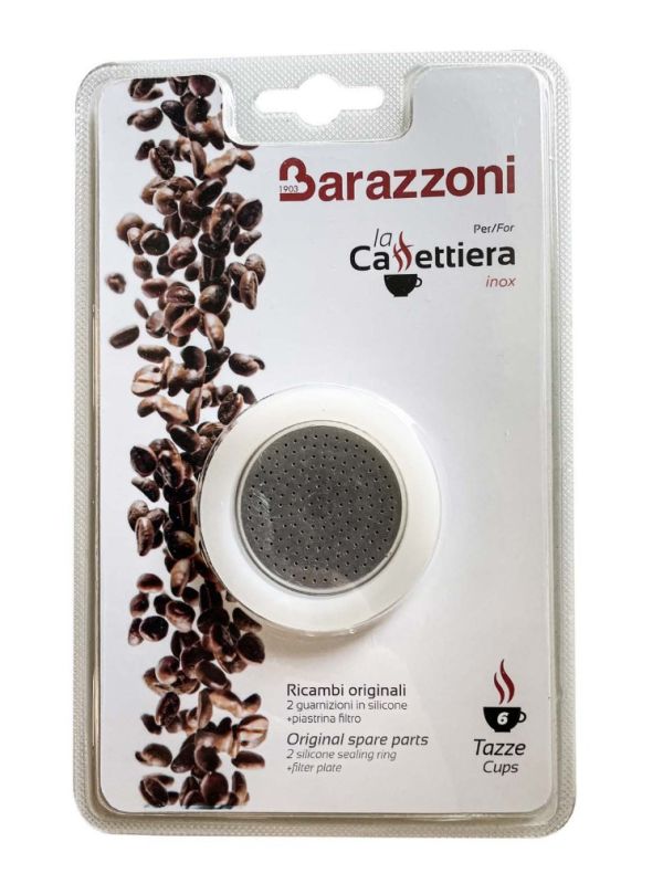FILTER I GUMICE ZA KAFU 6 ŠOLJA INOX