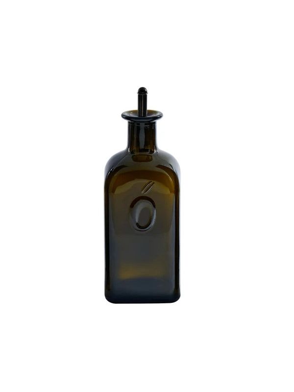 STAKLENA FLAŠA ZA ULJE MORESCA CRNI INOX 500ML